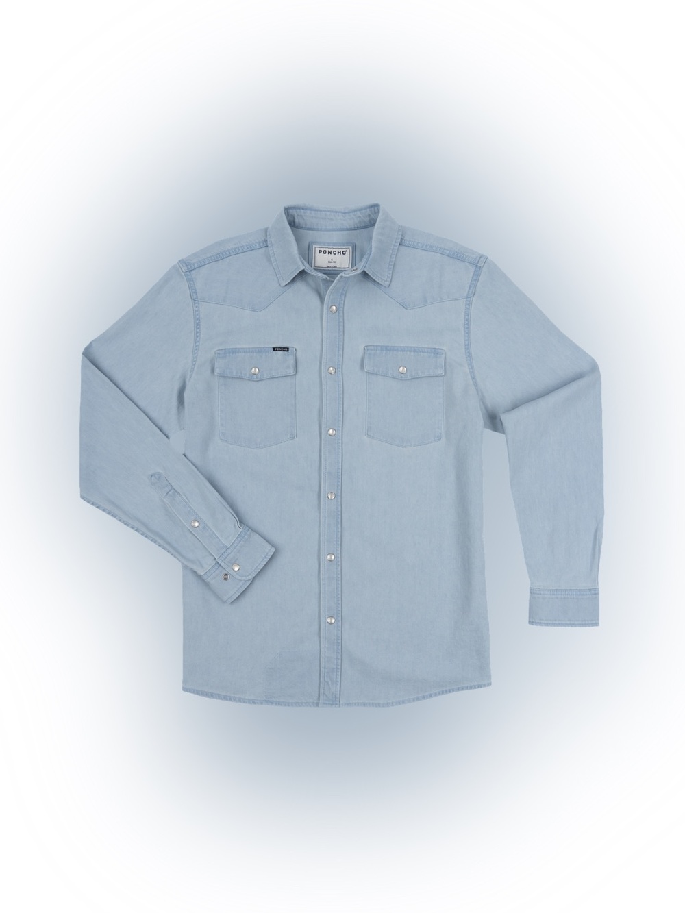 Poncho Outdoors the Marfa Western Denim With a Broken-in Feel Light Wash XL